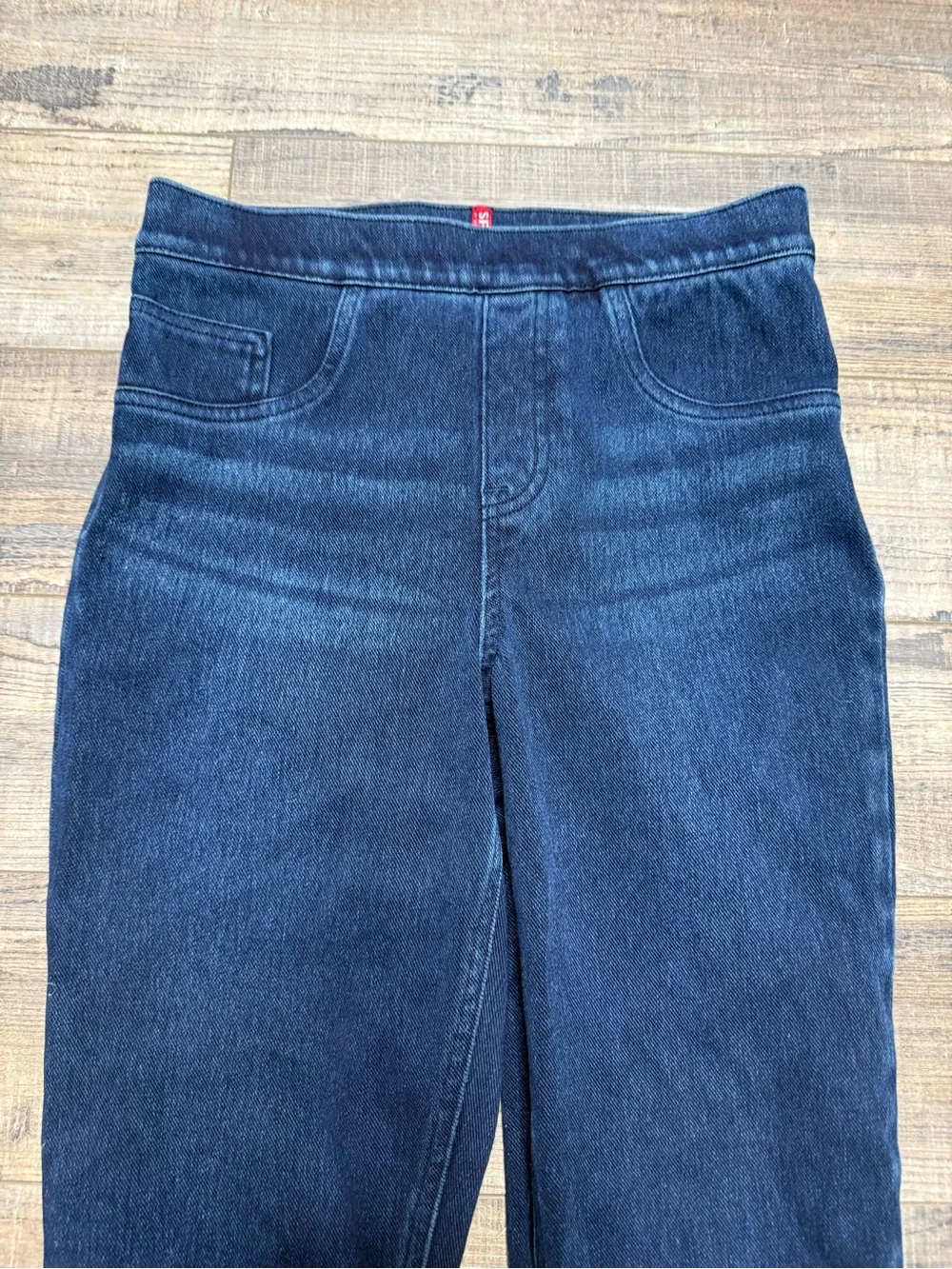 Spanx Jean-Ish Cropped Skinny Capri Denim Leggings Women's Small 20296R